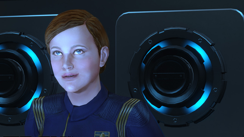 Cadet Tilly reports to the world of video games for Star Trek Online’s “Age of Discovery”.